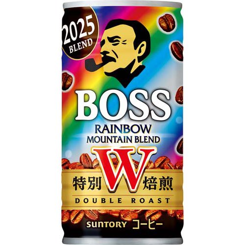 ボス レインボーマウンテンブレンド(185g×30本入)[缶コーヒー