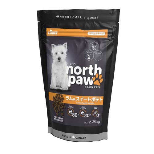 ノースパウ ラム＆スイートポテト(2.25kg)[ドッグフード(ドライフード)]の通販は 5,500円