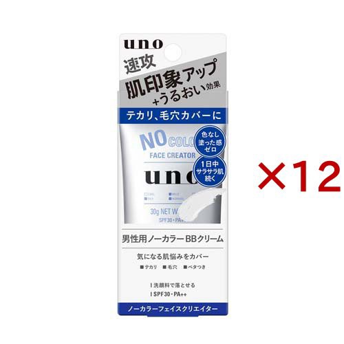 ウーノ ノーカラーフェイスクリエイター(30g×12セット)[男性化粧品 その他]