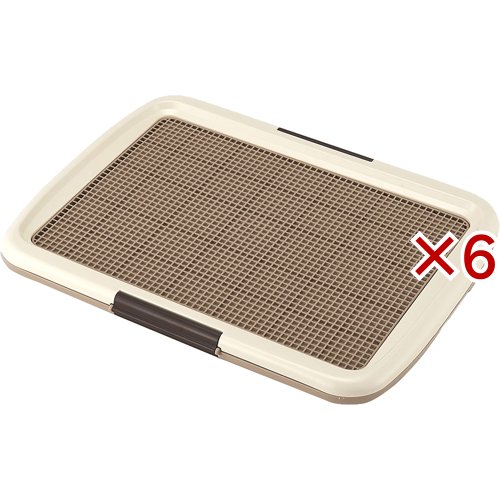 しつけるトレー メッシュプラス アイボリー M(6セット)[ペットシーツ・犬のトイレ用品]