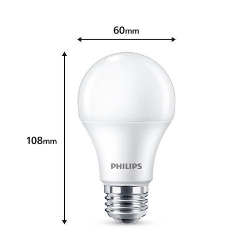 Philips(フィリップス) LED電球 60W相当 E26 電球色 LDA7L-G／E／K(2個