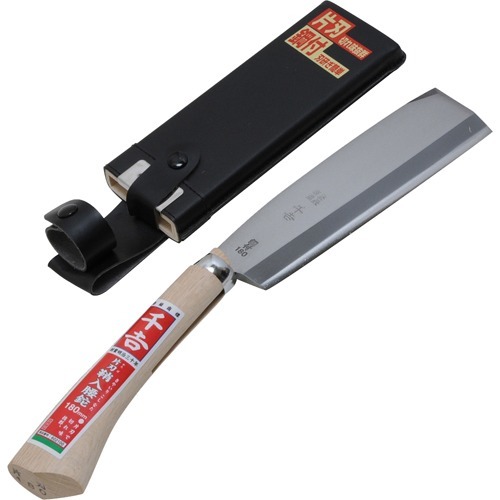 千吉 鞘入腰鉈 片刃 180mm(1本)[剪定用品・農具]