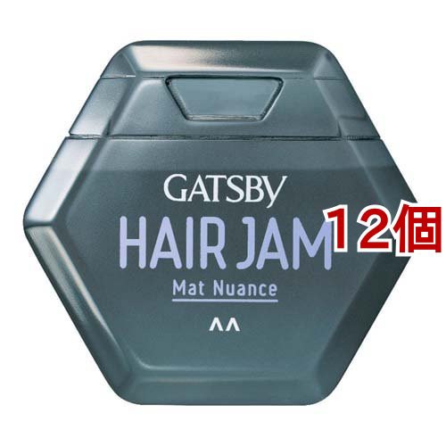 ギャツビー ヘアジャム マットニュアンス(110ml*12個セット)[男性用ワックス]