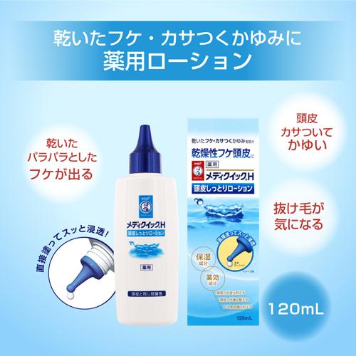 メンソレータム メディクイックH 頭皮しっとりローション(120ml×12セット)[スカルプケア用品]_3