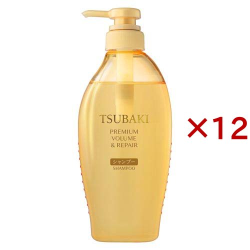 TSUBAKI プレミアム ボリューム＆リペア シャンプー(450mL×12セット)[シャンプー その他]