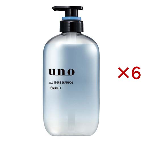 ウーノ オールインワンシャンプー スマート(480ml×6セット)[リンスインシャンプー]
