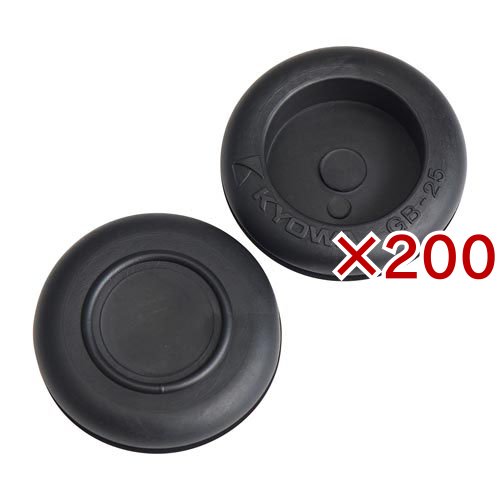 エルパ(ELPA) 絶縁ゴムブッシング 溝径2 5mm GB-25H(4個入×100セット)[日用品 その他]