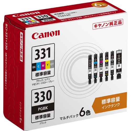 キヤノン インクタンク BCI-331+330／6MP(1パック)[インク]の通販は 7,658円