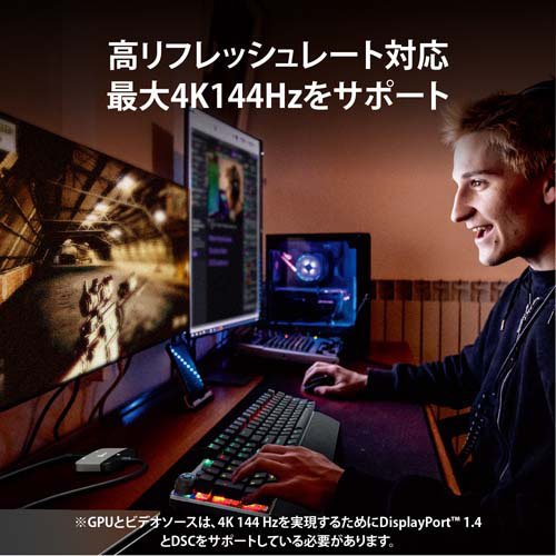 USB-C 8K MSTデュアルHDMIアダプター JCA465(1個)[情報家電　その他]_9