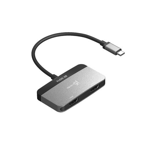 USB-C 8K MSTデュアルHDMIアダプター JCA465(1個)[情報家電　その他]_2