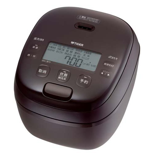 タイガー(TIGER) 圧力IHジャー炊飯器 5.5合炊き ディープブラウン JRI-H100TP(1台)[炊飯器]
