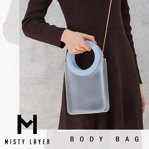 MISTY LAYER ボディバッグ クリア MLBb-CL(1個)[バッグ リュック] MISTY LAYER ボディバッグ クリア MLBb-CL(1個)[バッグ リュック]
