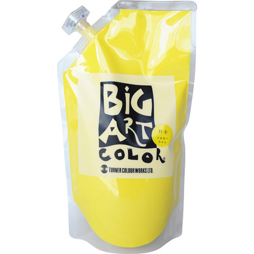 ターナー ビックアートカラー イエロー ライト BA700011(700ml)[接着剤・補修用品]