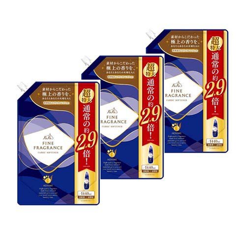 ファーファ ファインフレグランス オム 詰替(1440ml*3袋セット)[柔軟剤(液体)]