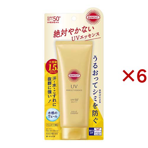 日焼け止め 6本セット サンカットR パーフェクトUV エッセンス(120g×6セット)[UV 日焼け止め