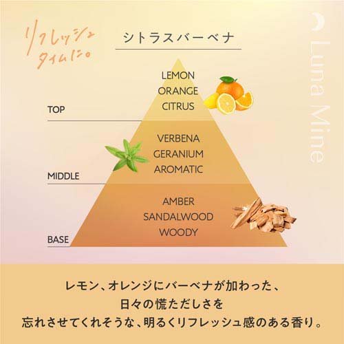 ルナマイン アロマスティック シトラスバーベナ 練り香水(3.4g×5セット)[生理用品 その他]
