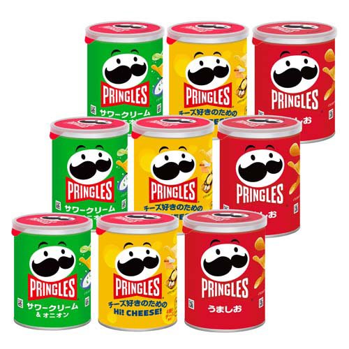 プリングルズ S缶 アソート(3種×3個セット)[スナック菓子]の通販はau