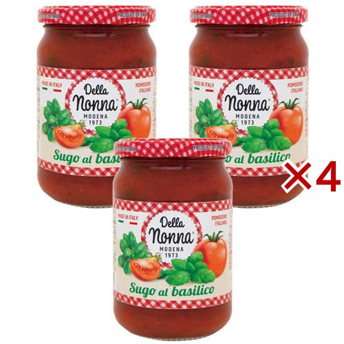 デラノンナ パスタソース トマト＆バジル(3本入×4セット(1本280g))[パスタソース]の通販は 5,132円