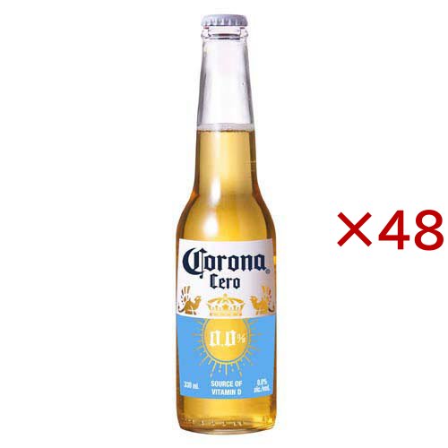 コロナ セロ ノンアルコール 瓶(24本入×2セット(1本330ml))[ノンアルコール飲料]