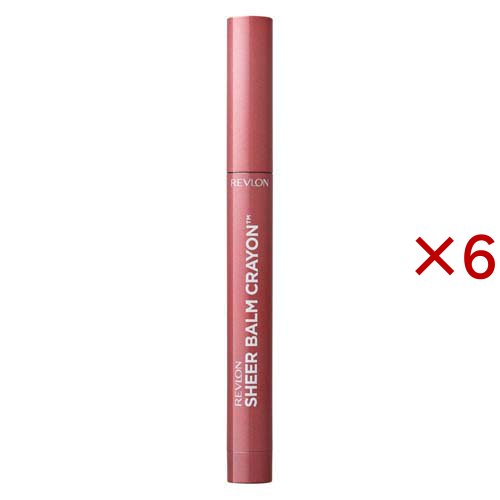 レブロン シアー バーム クレヨン 012 スパイスド コーラル(1.1g×6セット)[リップカラー]