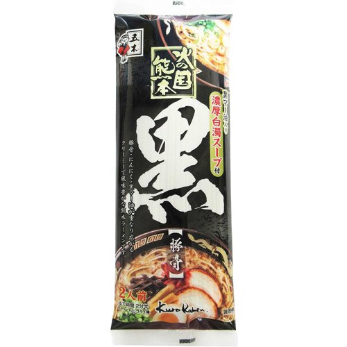 五木食品 火の国熊本 黒 ケース(244g*20袋入)[中華麺・ラーメン]