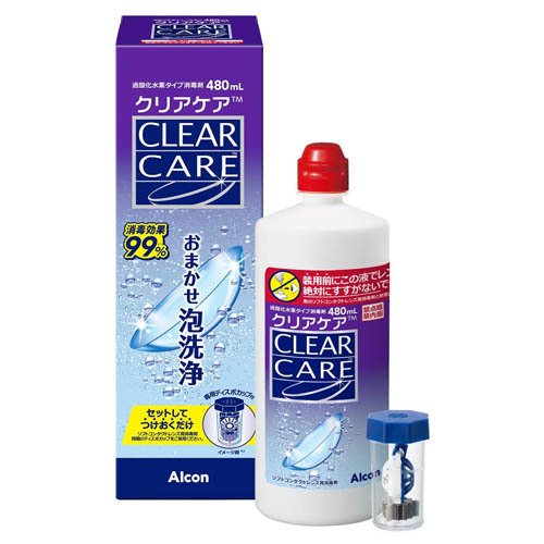 クリアケア(480ml)[ソフトコンタクト洗浄液]
