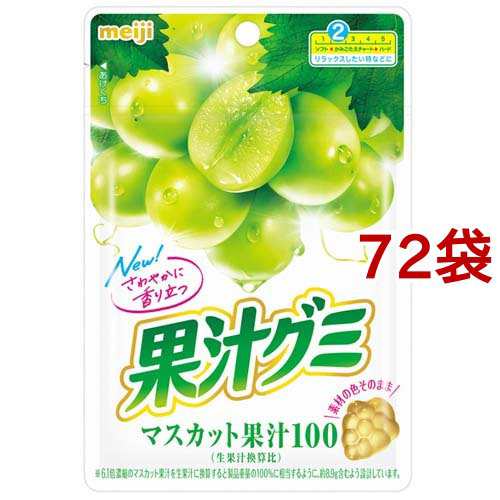 果汁グミ マスカット(54g*72袋セット)[グミ]