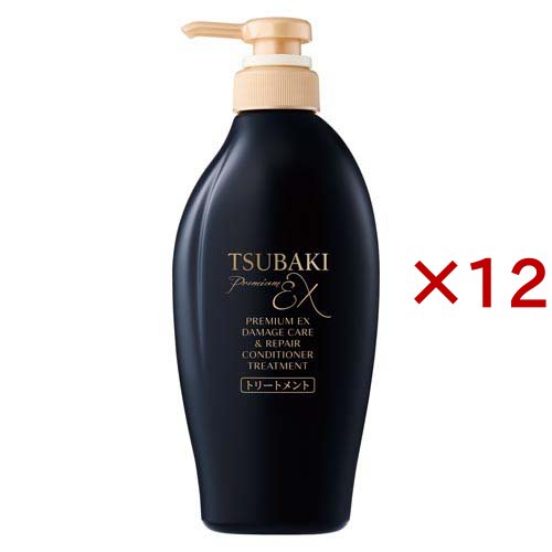 TSUBAKI プレミアムEX ダメージケア＆リペア トリートメント(450mL×12セット)[トリートメント・ヘアケア その他]