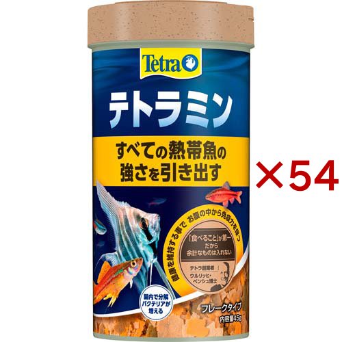 テトラミン(45g×54セット)[観賞魚用 餌(エサ)]