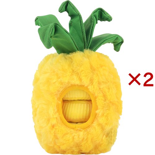 プレイ トロピカルパラダイス パインアップル(2セット)[犬のおもちゃ・しつけ]