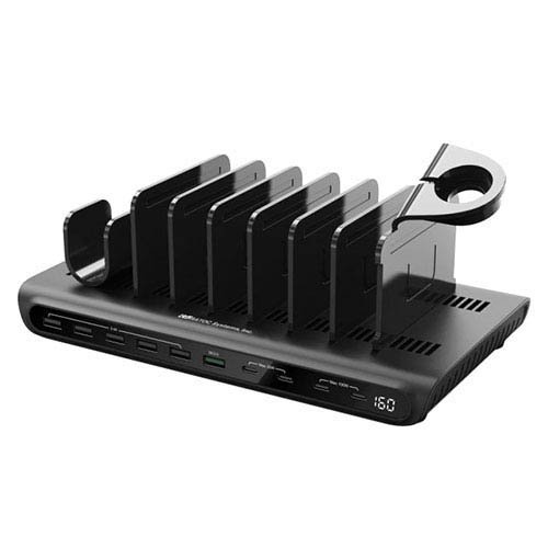 ラトックシステム USB充電ステーション 10ポート160W RS-USBCS10-160(1個入)[充電器・バッテリー類]