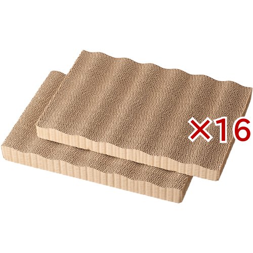 ニャンコロビー WAVE 交換用 爪とぎ(2個入×16セット)[猫のおもちゃ・しつけ] 14,528円