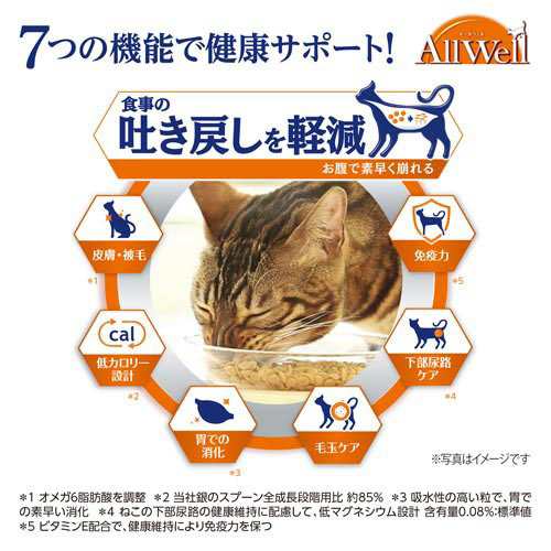 オールウェル キャット ドライ 室内猫 チキン 吐き戻し軽減 0g キャットフード ドライフード の通販はau Pay マーケット 爽快ドラッグ