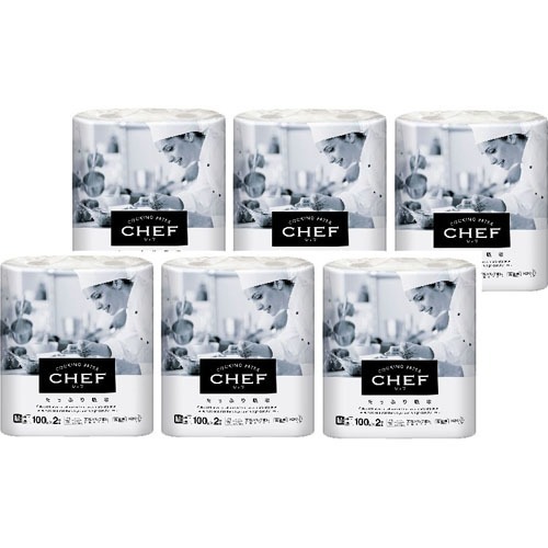 花王プロフェッショナル CHEF(シェフ) たっぷり吸収 業務用 M 梱販売用(200枚*6コ入)[キッチンペーパー]