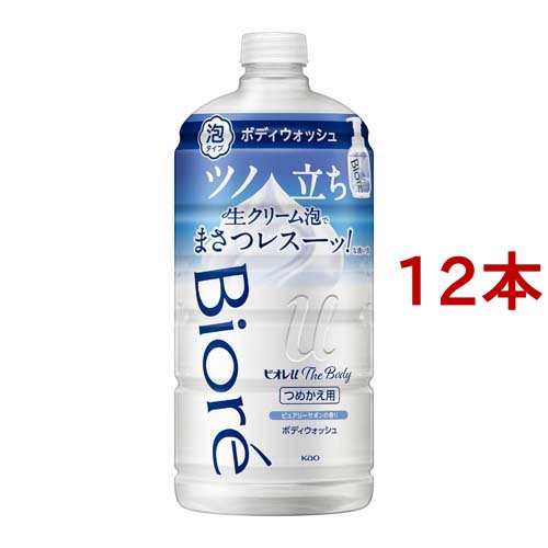 ビオレu ザ ボディ 泡タイプ ピュアリーサボンの香り つめかえ用(780ml*12本セット)[ボディソープ]の通販は 7,709円