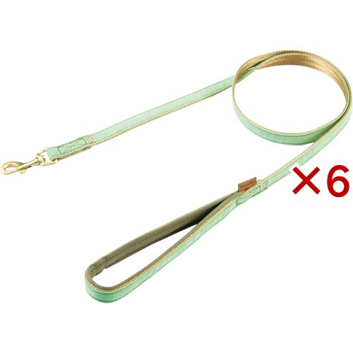 Doggy's Tailor ドッグリード ひきひも S スエードスタイル ライトグリーン(6セット)[ペットのお散歩用品・おしゃれ]
