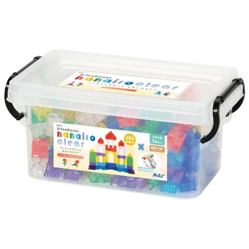 Artecブロック なないろクリア たっぷりセット(1セット)[ベビー玩具・赤ちゃんおもちゃ その他]