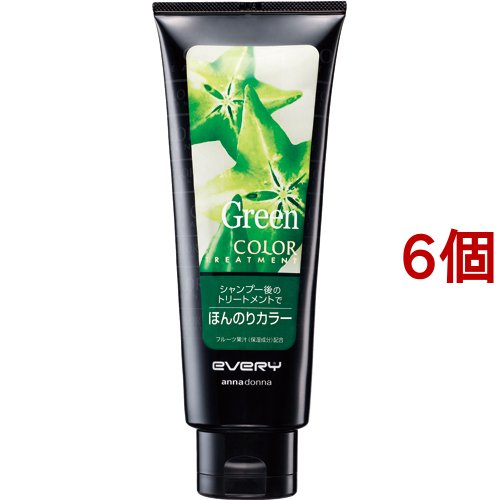 エブリ カラートリートメント グリーン(160g*6個セット)[カラーヘアトリートメント]