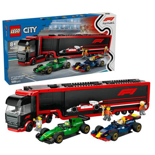 レゴ(LEGO) シティ F1(R) RB20 ＆ AMR24 レースカーとF1(R)トラック 60445(1個)[ベビー玩具・赤ちゃんおもちゃ その他]_1