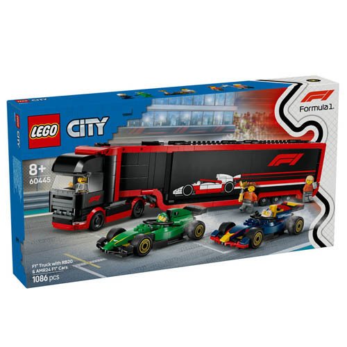 レゴ(LEGO) シティ F1(R) RB20 ＆ AMR24 レースカーとF1(R)トラック 60445(1個)[ベビー玩具・赤ちゃんおもちゃ その他]