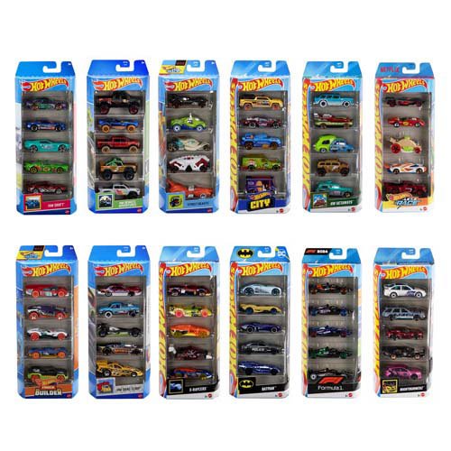 ホットウィール 5カーパックAst 12種コンプリートセット ミニカーBOX販売 01806-98HG(1セット)[ベビー玩具・赤ちゃんおもちゃ その他]