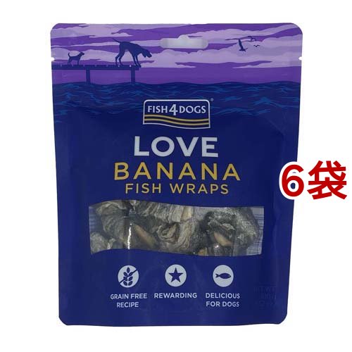 ラブトリーツ バナナラップ(100g*6袋セット)[犬のおやつ・サプリメント]