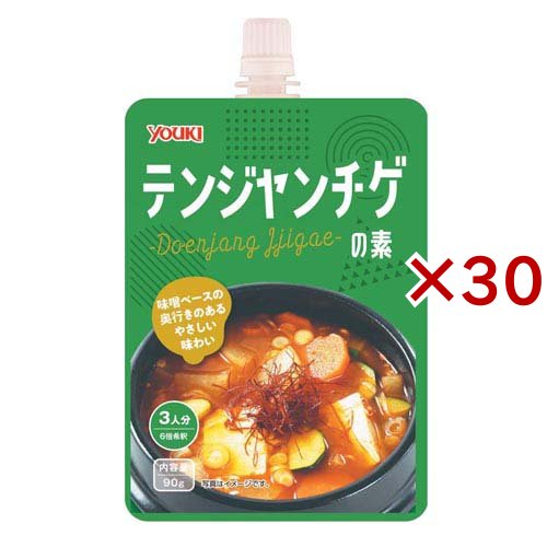 ユウキ食品 テンジャンチゲの素(90g×30セット)[インスタント食品 その他]の通販は