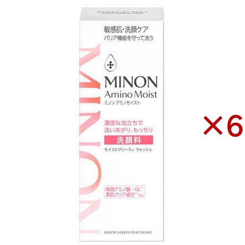 ミノンアミノモイストモイストクリーミィウォッシュ(100g×6セット)[洗顔 その他]