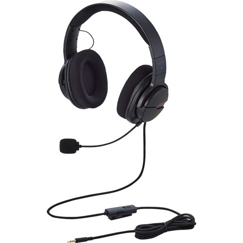 エレコム ヘッドセット オーバーヘッド ゲーミング 両耳 HS-ARMA100BK(1セット)[ヘッドセット]