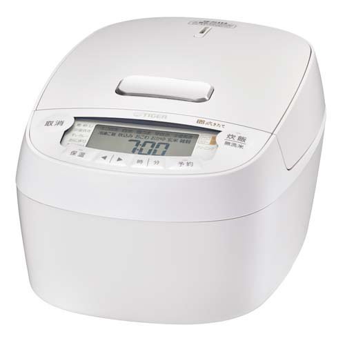 タイガー(TIGER) 圧力IHジャー炊飯器 5.5合炊き オフホワイト JPV-X100WO(1台)[炊飯器]