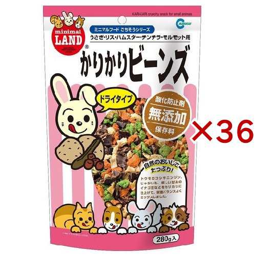 ミニマルフード かりかり ビーンズ(280g×36セット)[小動物のおやつ]