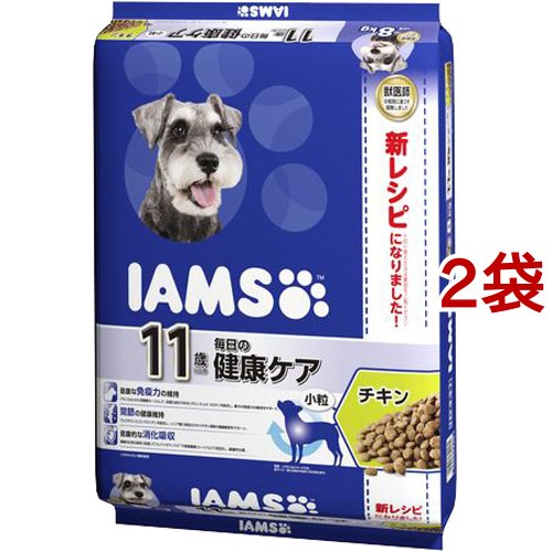 アイムス 11歳以上用 毎日の健康ケア チキン 小粒(8kg*2コセット)[ドッグフード(ドライフード)]の通販は