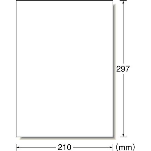 エーワン ラベルシール PPC コピー ラベル 1面 ノーカット 210×297mm 28762(500シート)[文房具 その他]_1