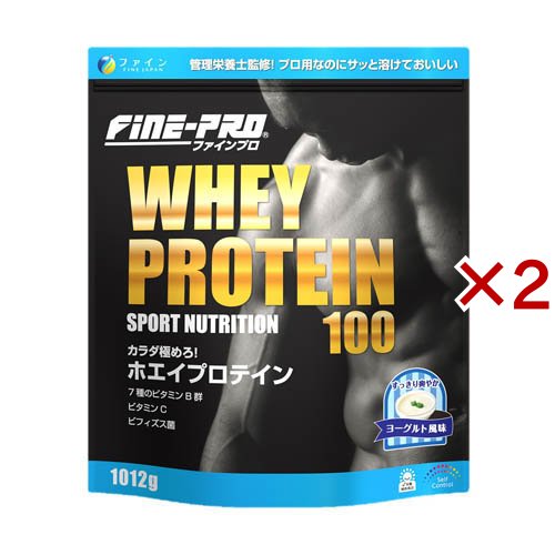 ファインプロホエイプロテインヨーグルト風味(1012g×2セット)[プロテイン その他]